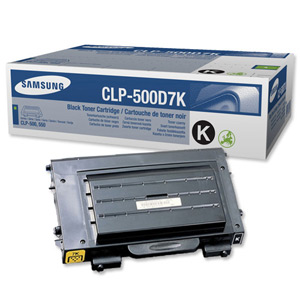 Samsung Laser Toner Cartridge Black Ref CLP-500D7K-ELS