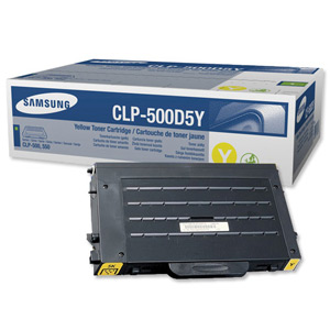 Samsung Laser Toner Cartridge Yellow Ref CLP-500D5Y-ELS