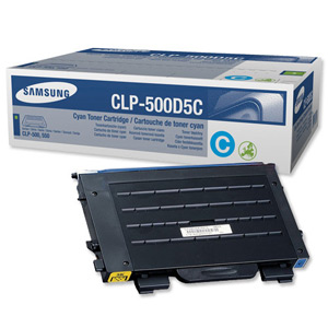 Samsung Laser Toner Cartridge Cyan Ref CLP-500D5C-ELS