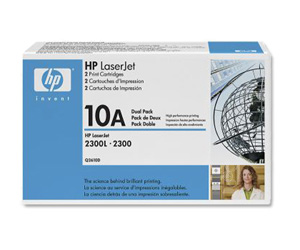 Hewlett Packard [HP] Laser Toner Cartridge Page Life 12000pp Black Ref Q2610D [Pack 2]