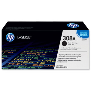 Hewlett Packard [HP] No. 308A Laser Toner Cartridge Page Life 6000pp Black Ref Q2670A Ident: 817A