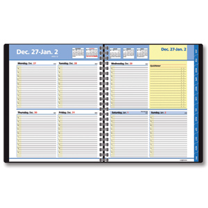 Dataday Dayminder 2012 Self Management System Weekly and Monthly Quicknotes Ref 76-01U-05