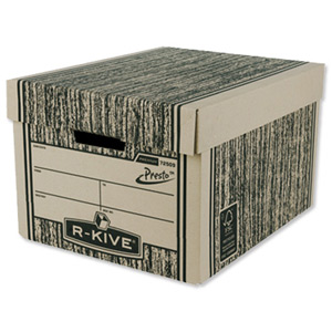 R-Kive Premium Archive Box FSC Recycled Foolscap Ref 7250901/0904 [Pack 10]