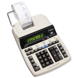 Canon MP120-MG Calculator Printing Mains-power Tax 12 Digit 2.7 Lines/sec Grey Ref 2656B001AB