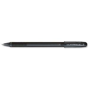 Uni Jetstream SX-101 Ballpoint Pen Super Ink Quick Drying 1.0mm Tip Black Ref 9008050 [Pack 12]