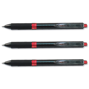 Pentel OH Gel Retractable Ball Pen Tip 0.7mm Line Width 0.35mm Red Ref K497-B [Pack 12]