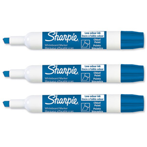 Paper Mate Whiteboard Marker Drywipe Low Odour Chisel Tip 2-5mm Line Ref S0743941 [Pack 12]