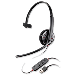 Plantronics Blackwire C310-M Headset Single Earpiece DSP Wideband HiFi Noise-cancelling Ref 85618-01