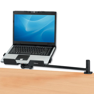 Fellowes Smart Suites Laptop Arm Adjustable 4 Heights Capacity 6kg with 2-piece Clamp Ref 8034801