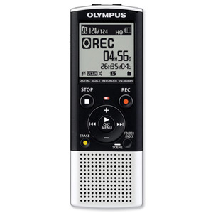 Olympus VN8600PC Voice Recorder USB PC 2GB WMA/MP3 Recording 5 Folders x 200 Messages Ref VN-8600PC