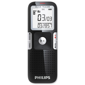 Philips LFH642 Digital Voice Tracer Dictation Machine USB 5 Modes 2GB 565Hrs Ref LFH642