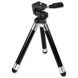 Hama Mini Tripod Traveller Compact Rubber Feet Up To 3kg 225-430mm Ref 4055