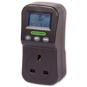 Philex Eco-Power Energy Monitor Socket Rechargeable NiMH 3.6V Ref 76942R