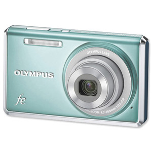 Olympus FE5030 Digital Camera SD SDHC 2.7in LCD 5x Optical Zoom 14MP Blue Ref N3835092