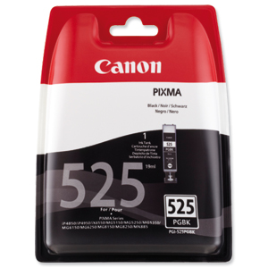 Canon PGI-525 Inkjet Cartridge Page Life 323pp Black Ref 4529B001 Ident: 796E