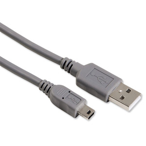 Hama USB Cable Type A - Mini B 1.8m Ref 86469