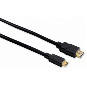 Hama HDMI Cable Plug Type A to C Mini 10.2Gb/s Transfer Rate Gold Plated 2m Ref 83005