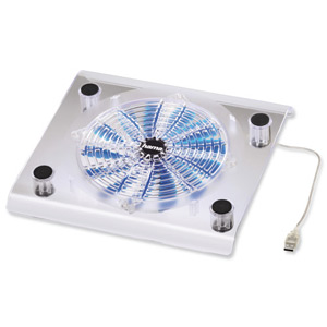 Hama Maxi Notebook Cooler USB with 220mm Fan W300xD290xH40mm Ref 39689