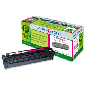 Armor Laser Toner Cartridge Page Life 1400pp Magenta [for HP CB543A] Ref K15106