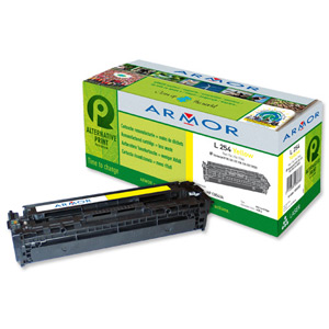 Armor Laser Toner Cartridge Page Life 1400pp Yellow [for HP CB542A] Ref K15107