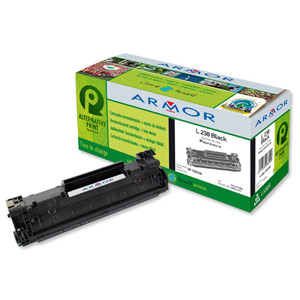 Armor Laser Toner Cartridge Page Life 2000pp Black [for HP CB436A] Ref K12389