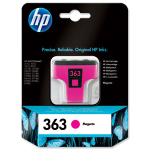 Hewlett Packard [HP] No. 363 Inkjet Cartridge Page Life 350pp 4ml Magenta Ref C8772EE