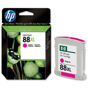 Hewlett Packard [HP] No. 88XL Inkjet Cartridge Page Life 1200pp Magenta Ref C9392AE