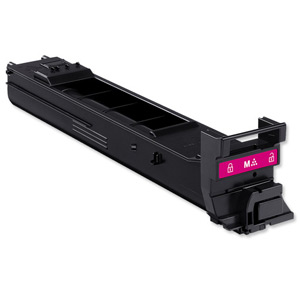 Konica Minolta Laser Toner Cartridge Page Life 4000pp Magenta Ref A0DK351 Ident: 820F