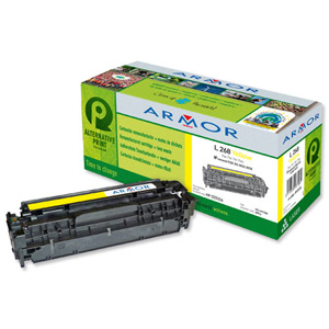 Armor Laser Toner Cartridge Page Life 2800pp Yellow [for HP CC532A] Ref K15135