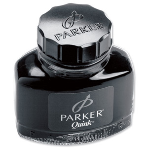 Parker Quink Bottled Ink Permanent 57ml Bottle Black Ref S0037460