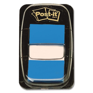 Post-it Index Flags 50 per Pack 25mm Blue Ref 680-2