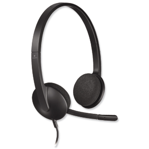 Logitech H330 Headset USB Lightweight with Noise-cancelling Microphone Ref 981-000475