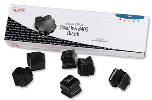 Xerox Ink Sticks Solid Page Life 3400pp Black [for 8400] Ref 108R00608 [Pack 6]