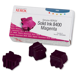Xerox Ink Sticks Solid Page Life 3400pp Magenta [for 8400] Ref 108R00606 [Pack 3]