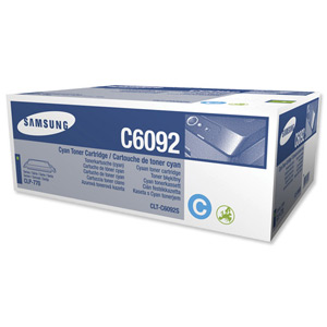 Samsung Laser Toner Cartridge Page Life 7000pp Cyan Ref CLT-C6092S/ELS