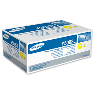 Samsung Laser Toner Cartridge High Yield Page Life 4000pp Yellow Ref CLT-Y5082L/ELS Ident: 832D
