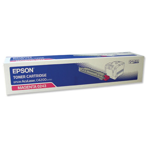 Epson S050243 Laser Toner Cartridge Page Life 8500pp Magenta Ref C13S050243
