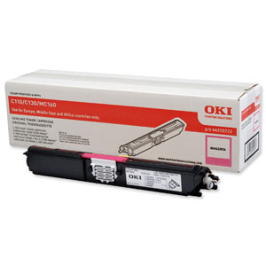 OKI Laser Toner Cartridge High Yield Page Life 2500pp Magenta Ref 44250722