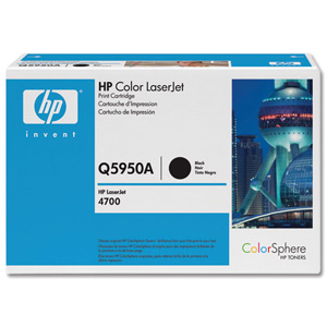 Hewlett Packard [HP] No. 643A Laser Toner Cartridge Page Life 11000pp Black Ref Q5950A Ident: 818C