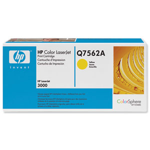 Hewlett Packard [HP] No. 314A Laser Toner Cartridge Page Life 3500pp Yellow Ref Q7562A Ident: 817D