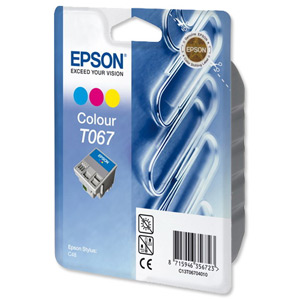 Epson Inkjet Cartridge Colour T067 for C48 Ref T067040