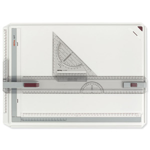 Rotring Rapid Drawing Board with Strip Clamps A3 Ref S0213910