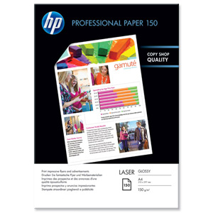 Hewlett Packard [HP] Professional Laser Paper Gloss A4 Ref CG965A [150 Sheets]