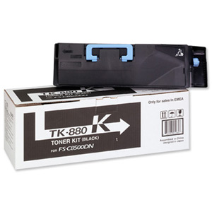 Kyocera TK-880K Laser Toner Cartridge Page Life 25000pp Black Ref 1T02KA0NL0