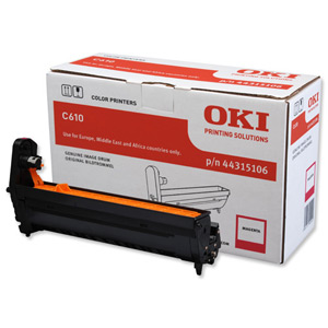 Oki C610 Laser Drum Unit Page Life 20000pp Magenta Ref 44315106