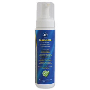 AF FoamClene Foam Cleaner Pump Action Multi-surface Anti-static Non-flammable 200ml Ref FCL200