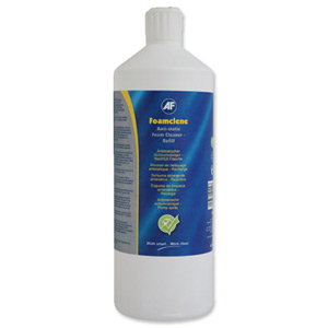 AF FoamClene Foam Cleaner Refill Multi-surface Anti-static Non-flammable 1 Litre Ref FCL01L