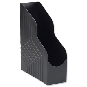 Avery Original Magazine Rack File Jumbo High-impact Polystyrene A4 Plus Black Ref 444BLK