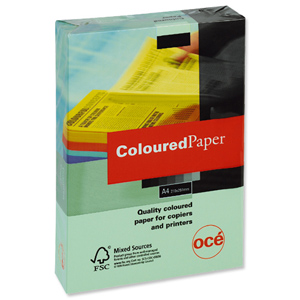Multifunctional Paper Coloured Ream Wrapped 80gsm A4 Green [500 Sheets]