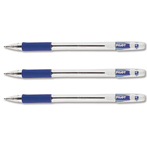 Pilot BegreeN Ballpoint Pen BPEGP Medium Tip 1.0mm Line 0.31mm Blue Ref BPEGPMLBG [Pack 10]